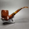 Dave Neeb Smooth Bent Billiard Handmade Briar Pipe, New - Image 3