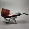Sasieni 4 Dot Walnut 5 Smooth Diamond Shank Pot Estate Briar Pipe, Unsmoked - Image 4