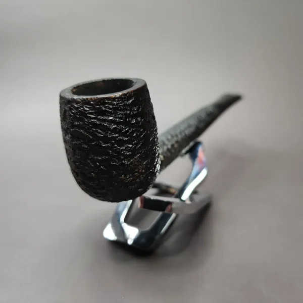 The Owl Shop (Sasieni) Rusticated Canadian Estate Briar Pipe, English Estates - Image 4