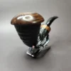 Karim Pipes Handmade Rusticated Calabash Pipe, New - Image 4