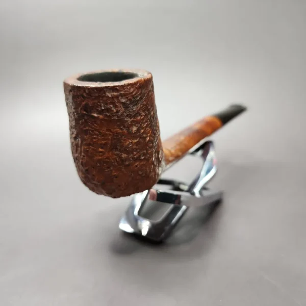 WO Larsen Super Tan Sandblasted Canadian Estate Briar Pipe, Danish Estates - Image 4