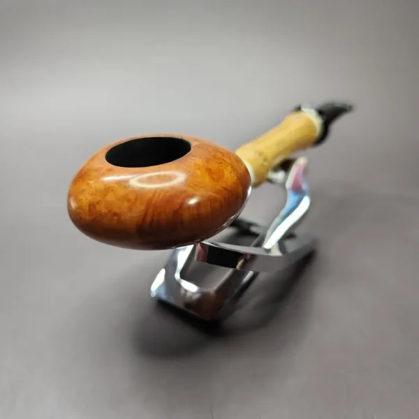 Ichi Kitahara 2012  Smooth Prince w/ Bamboo Estate Briar Pipe, Japanese Estates - Image 4