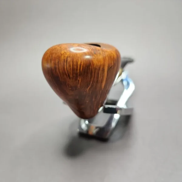Bennie Joe Smooth Strawberry Handmade Briar Pipe, New - Image 4