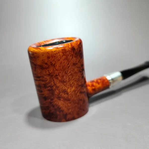 J Mouton Smooth Popera Handmade Briar Pipe, New - Image 4