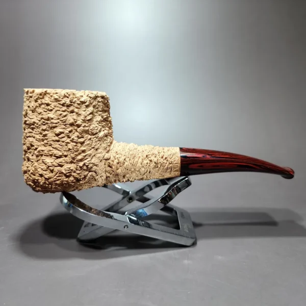 Pipe Tristan "Shape 55" Rusticated Pot Handmade Briar Pipe, New - Image 4