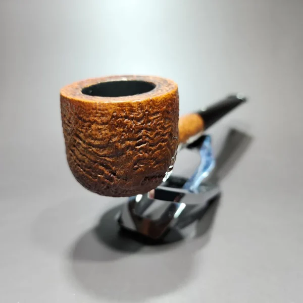 Dunhill 1973 Tanshell ODA Sandblasted Pot Estate Briar Pipe, English Estates - Image 4