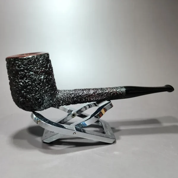J Mouton Rusticated Liverpool Handmade Briar Pipe, New - Image 4