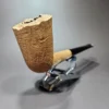 Pipe Tristan Natural Sandblasted Stack Dublin Handmade Briar Pipe, New - Image 4