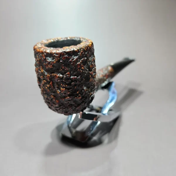 Castello 1950s Sea Rock 15A Rusticated Billiard Estate Briar Pipe, Italian Estates - Image 4