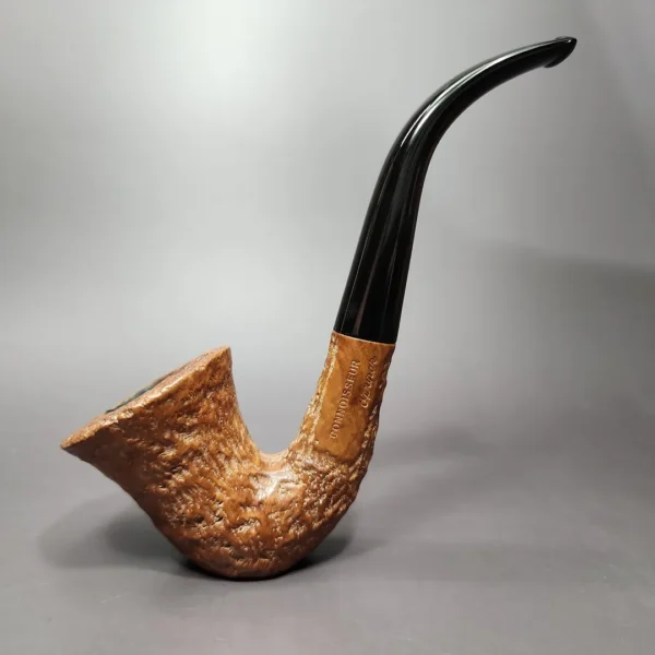 Ed Burak Connoisseur Rusticated Calabash Estate Briar Pipe, American Estates - Image 4