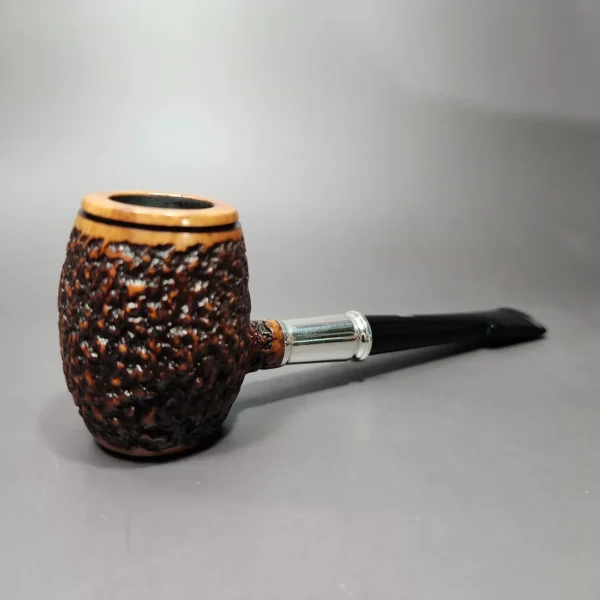 Ser Jacopo Picta Van Gogh 13 Rusticated Poker Estate Briar Pipe, Italian Estates - Image 4