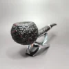 Cavicchi C Rusticated Tomato Estate Briar Pipe, Italian Estates - Image 4