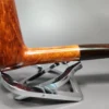 Dave Neeb Large Smooth Stack Dublin Handmade Briar Pipe, New - Image 4