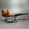 James Upshall P Grade Grp 4 Smooth Apple Estate Briar Pipe, Unsmoked - Image 4