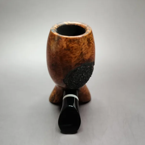 Bennie Joe Cavalier Sitter Handmade Briar Pipe, New - Image 4