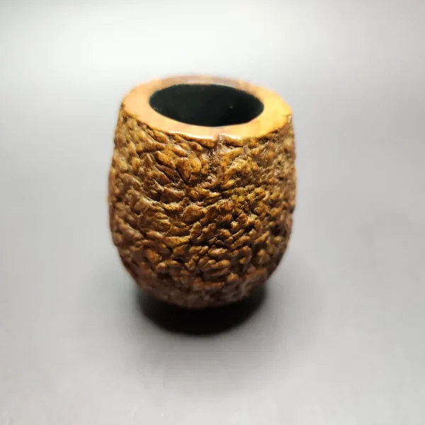 Jacono Knight Rusticated Apple Estate Briar Pipe, Italian Estates - Image 4