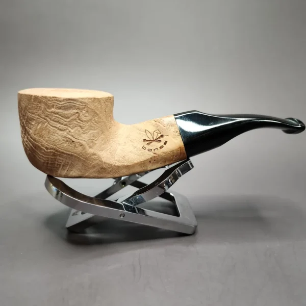 Morgan Bones Sandblasted Pot Briar Pipe, New - Image 4