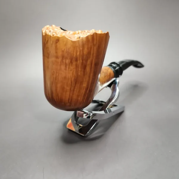 Paul Perri Smooth Freehand Estate Briar Pipe, American Estates - Image 4