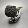 Zack Hamrick Sandblasted Morta Author Estate Pipe, Unsmoked - Image 4