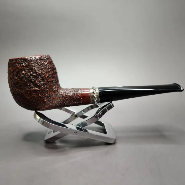 Castello Le Catene Old Antiquari 86/250 Sandblasted Apple Estate Briar Pipe, Unsmoked - Image 4