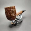 Mastro de Paja 1C + 1 Sun Sandblasted Lovat Estate Briar Pipe, Italian Estates - Image 4