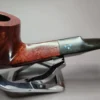 Sasieni 4 Dot Walnut 5 Smooth Diamond Shank Pot Estate Briar Pipe, Unsmoked - Image 5