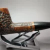 Sportsman 1002 Rusticated Apple Estate Briar Pipe, American Estates - Image 5