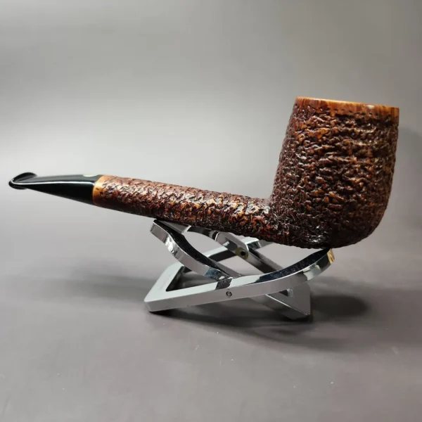 Mastro de Paja OB Rusticated Canadian Estate Briar Pipe, Italian Estates - Image 5