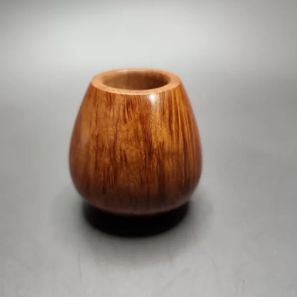 Peter Matzhold 4E Smooth Brandy w/ Teardrop Shank Estate Briar Pipe, Unsmoked - Image 5