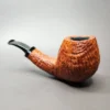Xin Li Contrast Sandblasted Brandy Handmade Briar Pipe, New - Image 5