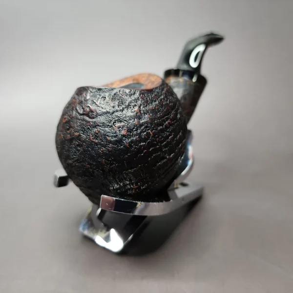 Xin Li Sandblasted Strawberry Handmade Briar Pipe, New - Image 5