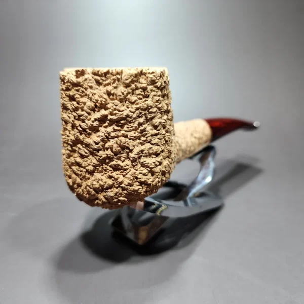 Pipe Tristan "Shape 55" Rusticated Pot Handmade Briar Pipe, New - Image 5