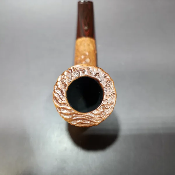 Ashton 1991 Old Church XXX Sandblasted Zulu Estate Briar Pipe, English Estates - Image 5
