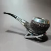 Ferndown Bark 3 Star XL Rhodesian w/ Silver Spigot & Cap Estate Briar Pipe, English Estates - Image 5