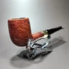 Dunhill 1977 Red Bark 41032 w/ 9ct Gold Band Estate Briar Pipe, English Estates - Image 5
