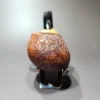 Jared Coles Sandblasted Drunken Brandy Handmade Briar Pipe, New - Image 5