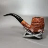 Viprati Sandblasted Bent Billiard Estate Briar Pipe, Italian Estates - Image 5