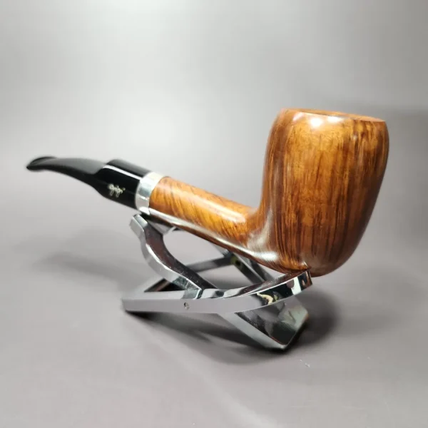 Gigi Fiamma Smooth Pear Estate Briar Pipe Unsmoked, 9mm - Image 5