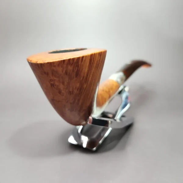 Viprati Smooth Dublin w/ Silver Mount Estate Briar Pipe, Italian Estates - Image 5