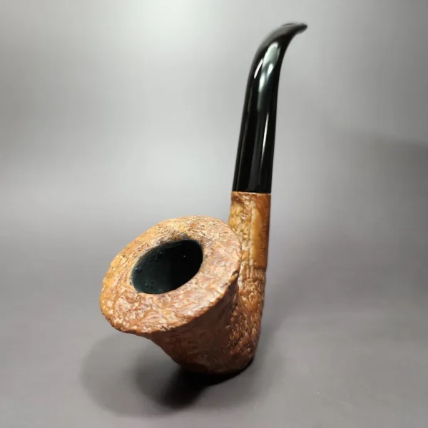 Ed Burak Connoisseur Rusticated Calabash Estate Briar Pipe, American Estates - Image 5