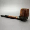 WO Larsen Partially Rusticated Lumberman Estate Briar Pipe, Danish Estates - Image 5