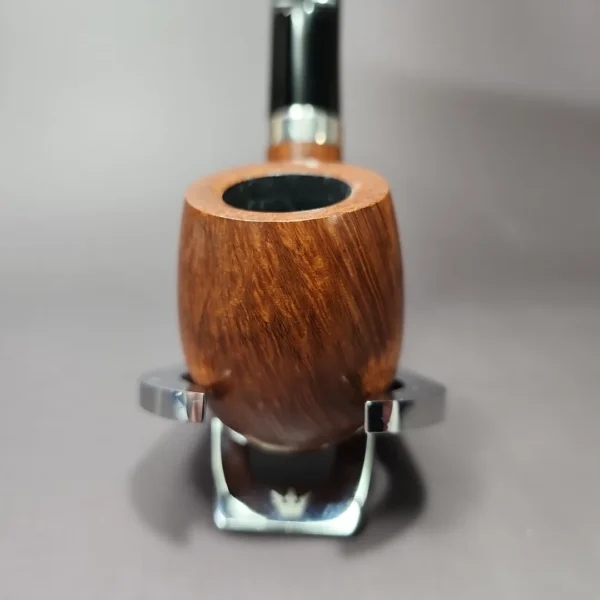 Gigi Fiamma Smooth Bent Billiard Estate Briar Pipe, Unsmoked, 9mm - Image 5