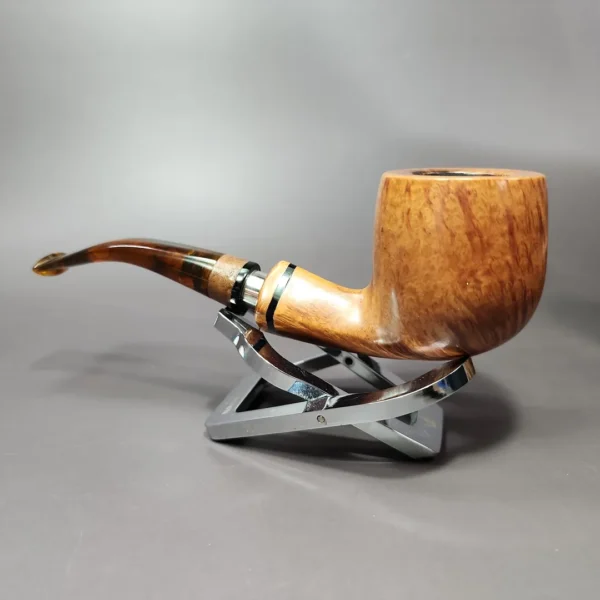 Viprati Smooth Pot w/ Silver Estate Briar Pipe, Italian Estates - Image 5