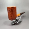 Dave Neeb Large Smooth Stack Dublin Handmade Briar Pipe, New - Image 5