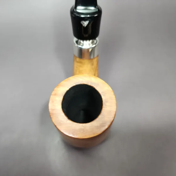Viprati Extra 4 Clover XL Smooth Oom Paul Estate Briar Pipe, Italian Estates - Image 5