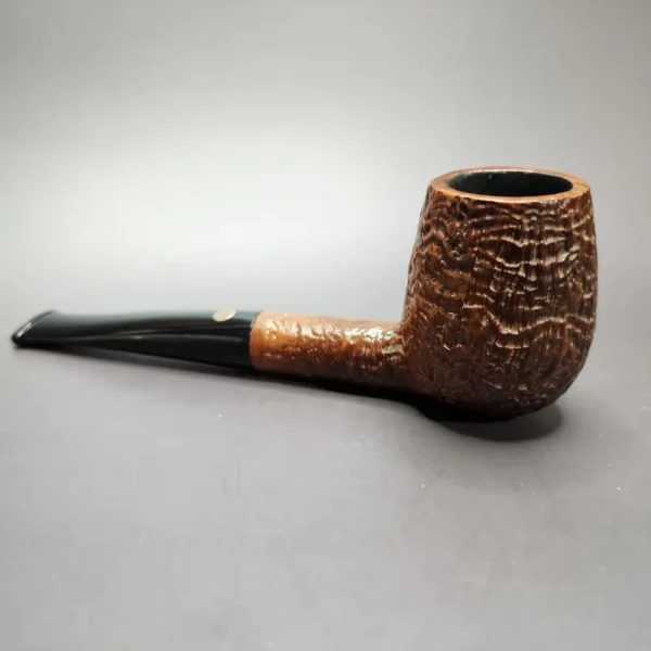Mastro de Paja 1C 1 Sun Sandblasted Brandy Estate Briar Pipe, Italian Estates - Image 5
