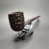 Brebbia Iceberg 800 Rusticated Canadian Estate Briar Pipe, Italian Estates - Image 5