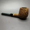Jacono Knight Rusticated Apple Estate Briar Pipe, Italian Estates - Image 5