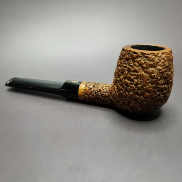 Jacono Knight Rusticated Apple Estate Briar Pipe, Italian Estates - Image 5