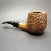 Viprati Naturale Extra Giant Rusticated Pot Estate Briar Pipe, Italian Estates - Image 5